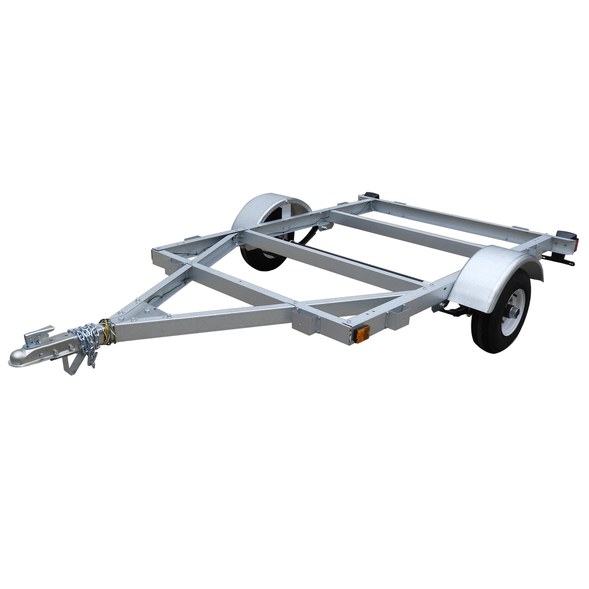Stirling Galvalume Kit Trailer - 4ft. x 6ft., 800-Lb. Capacity, 8in. Wheels, Model# 48-072-KO8